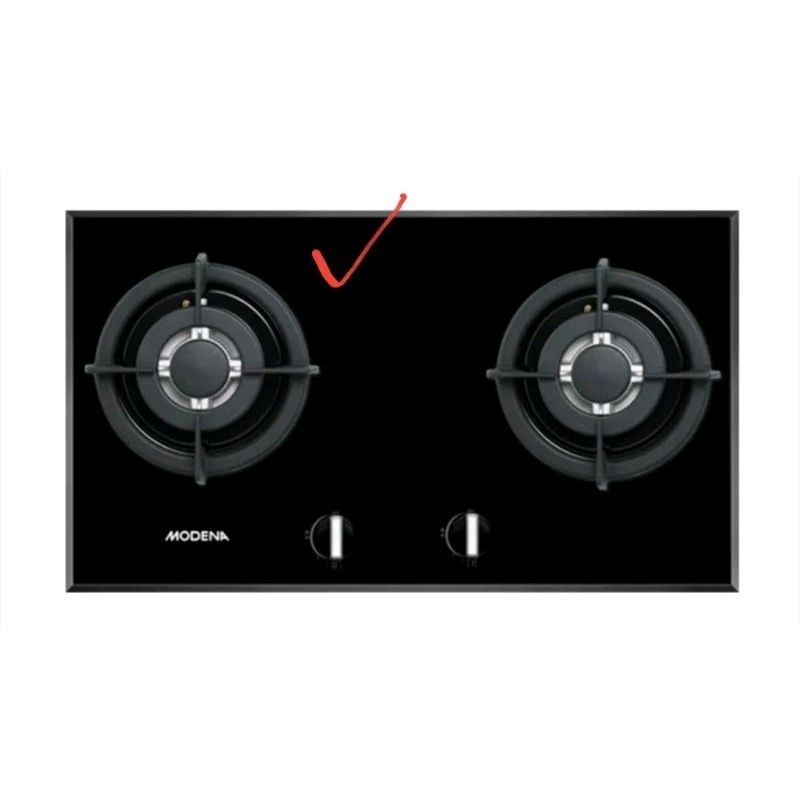 Sparepart Kaca Kompor Gas Tanam Modena ( 730 x 420 ) Packing Styrofoam