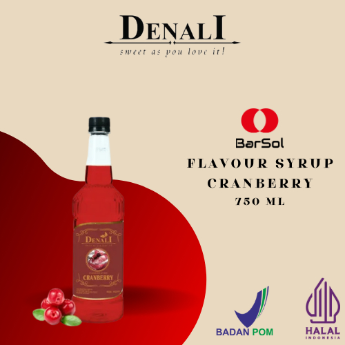 

Denali Syrup Cranberry 750 Ml - Barsol Indonesia