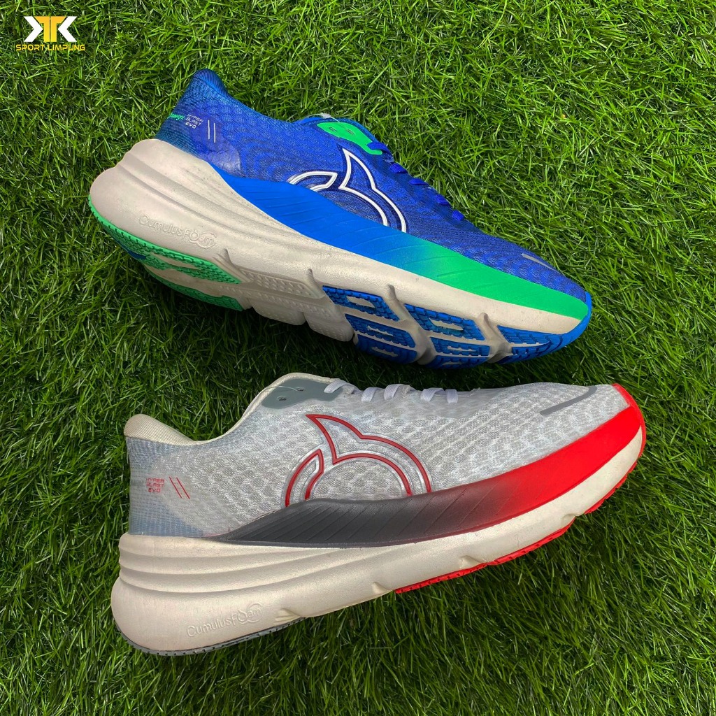 Ortuseight - Sepatu Sport Running HyperBlast Evo Grey Ortred White 39 - 44 Original