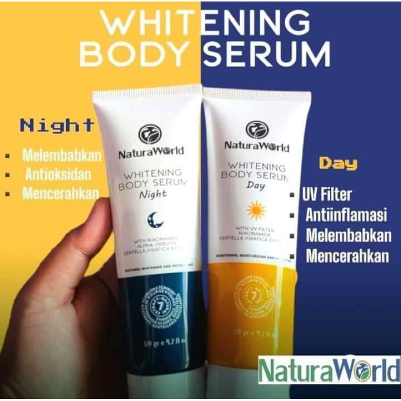 whitening body serum by natura world