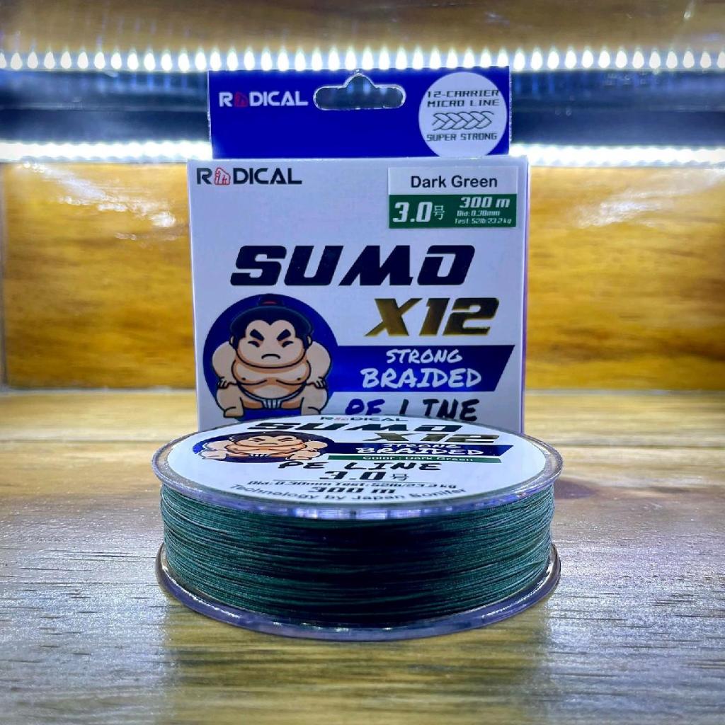 Benang pancing PE RADICAL SUMO X12