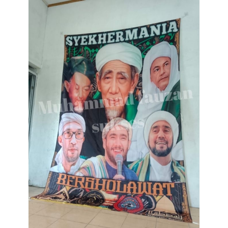 Bendera SYEKHERMANIA full printing ukuran besar