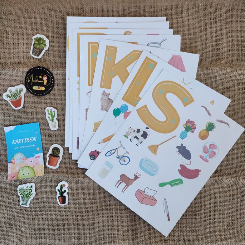 

Kartu Artikulasi Benda --> Paket Komplit