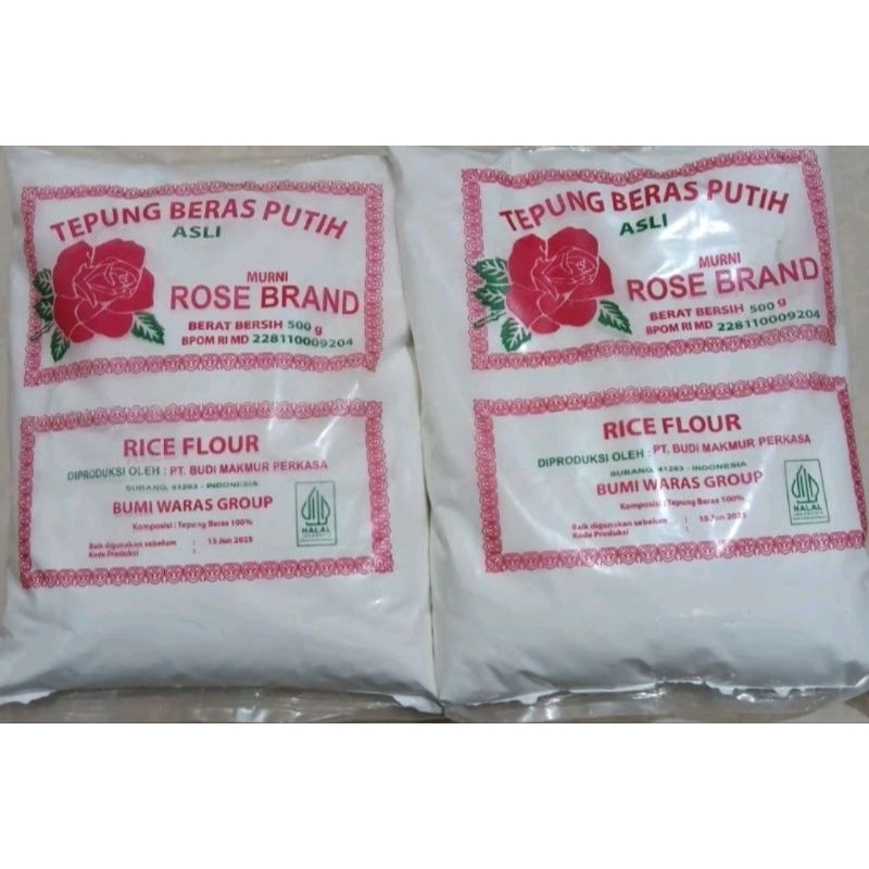 

Tepung Beras Rosebrand isi 2 pcs x 500gr