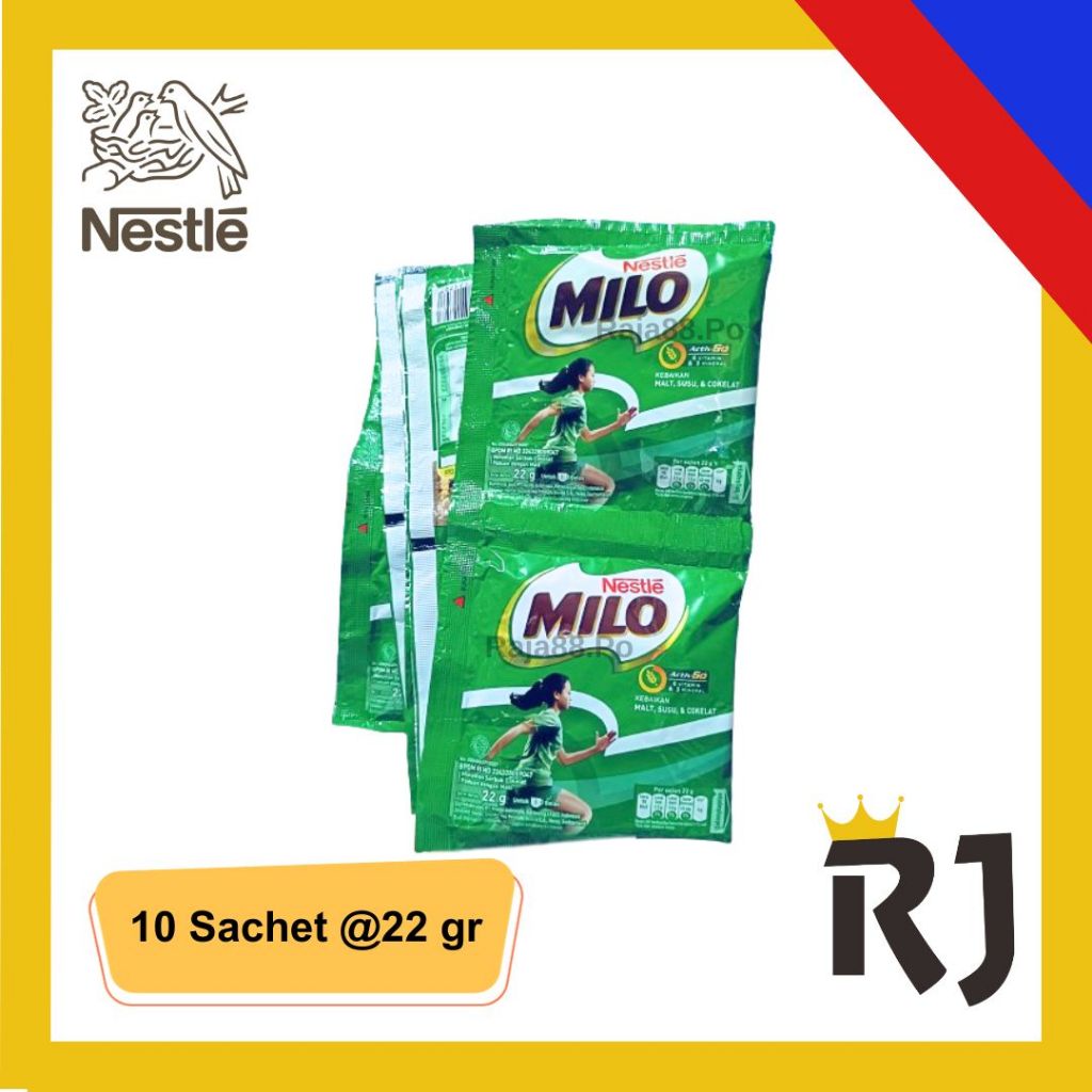 

Susu Milo Bubuk Renteng (10 Sachet @22 gram)