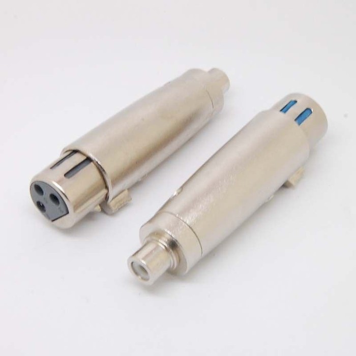 Converter XLR Female to RCA Female Audio Connector Adapter