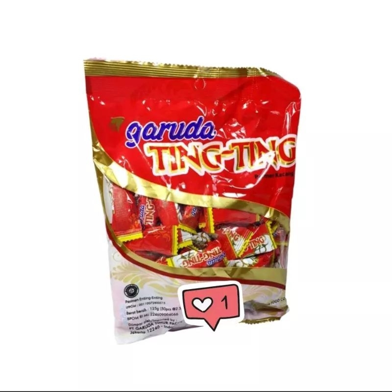 

GARUDA TING - TING / PERMEN TINGTING / PERMEN RASA KACANG / GARUDA / JAJANAN /CEMILAN