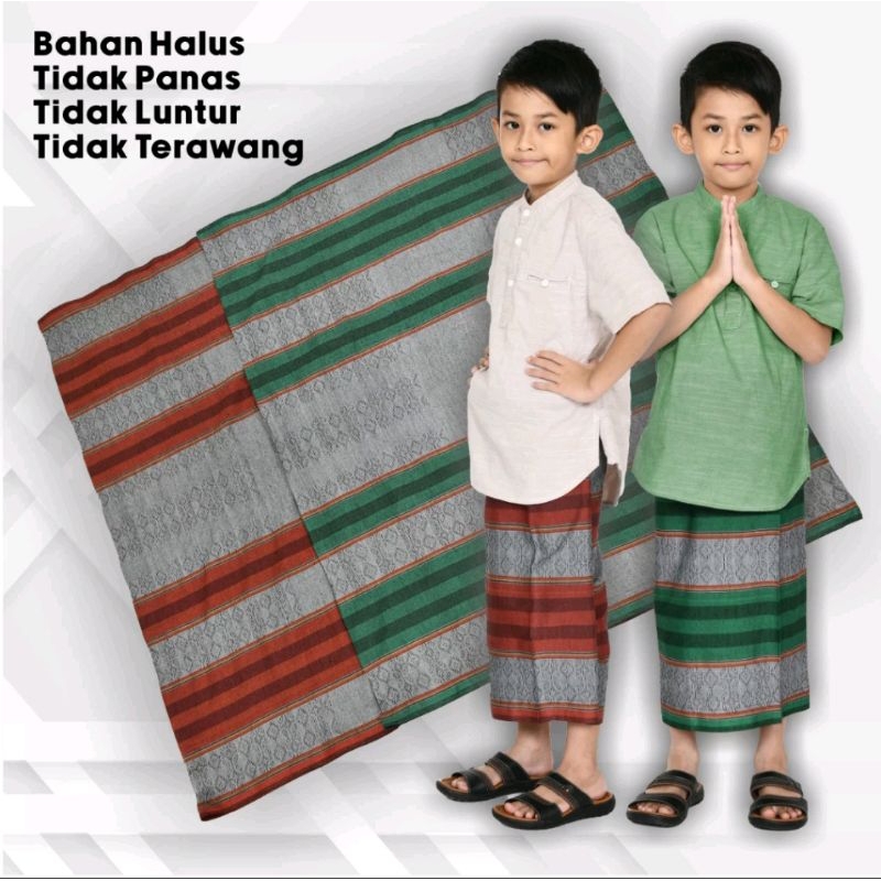 sarung anak 5-9 tahun / sarung anak laki laki 5 tahun / sarung anak sd,tk, / sarung anak wadimor laki