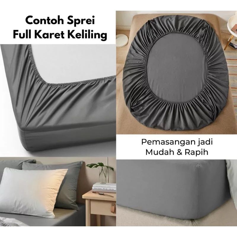 Sprei Full Karet Size 120