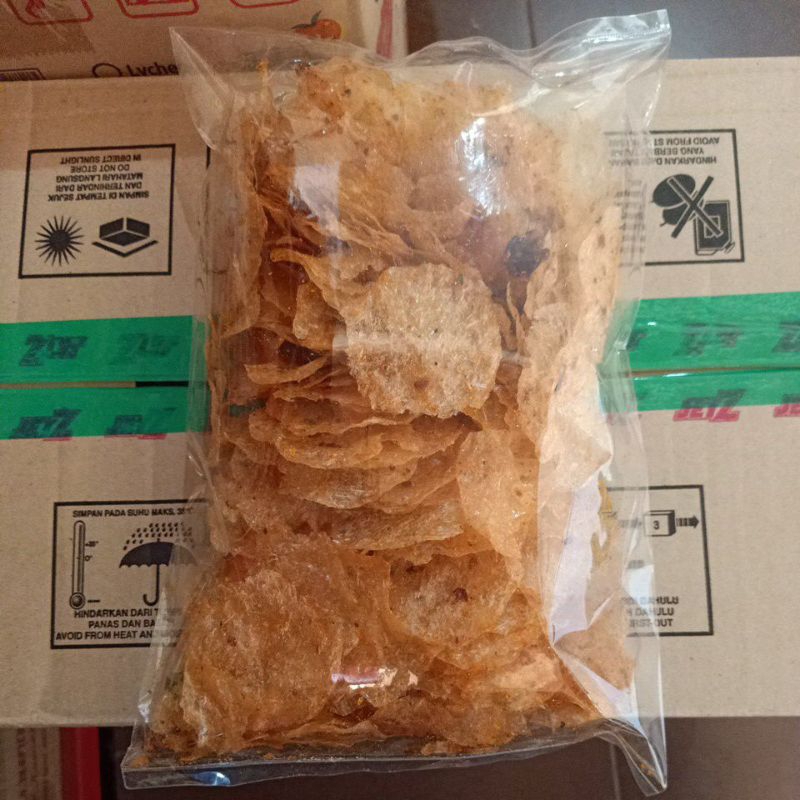 

keripik kaca varian pedas 200grm