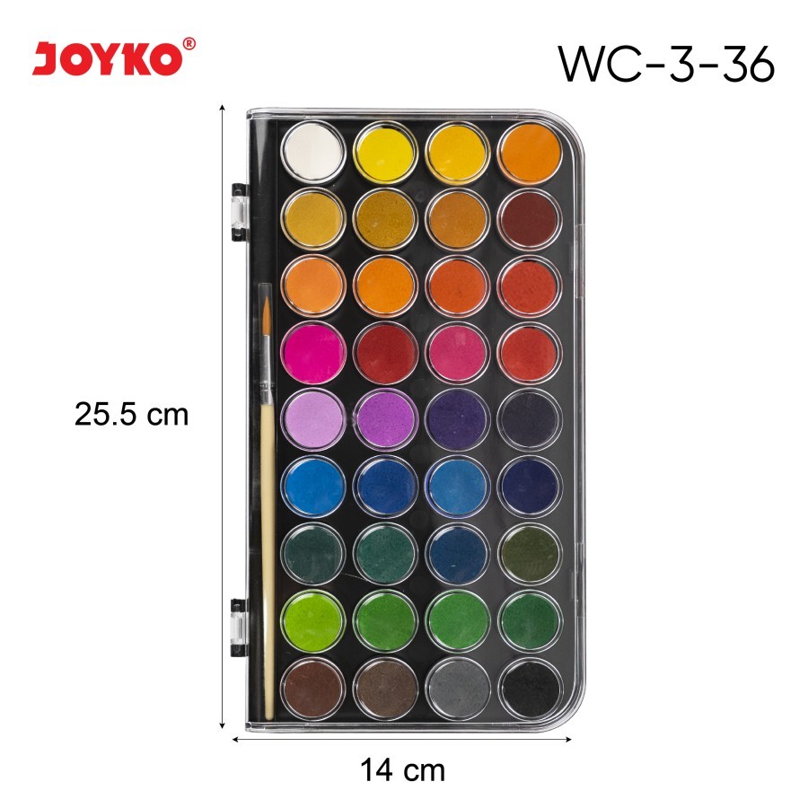 

Watercolor Set Cat Air Joyko WC-3-36 Warna