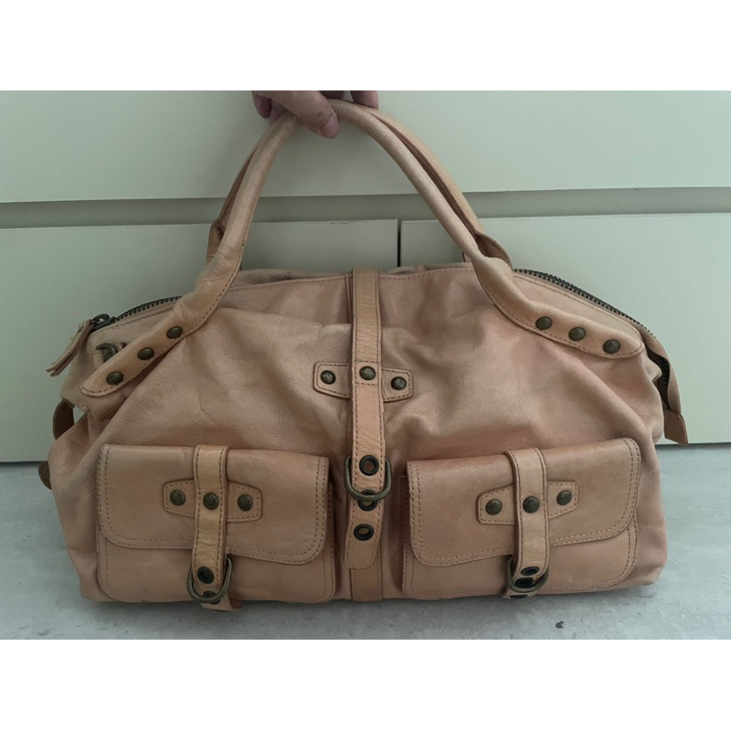 SALE KUHO Original Kulit Asli Pecah Seribu Top Handle Bag - PL with Minus