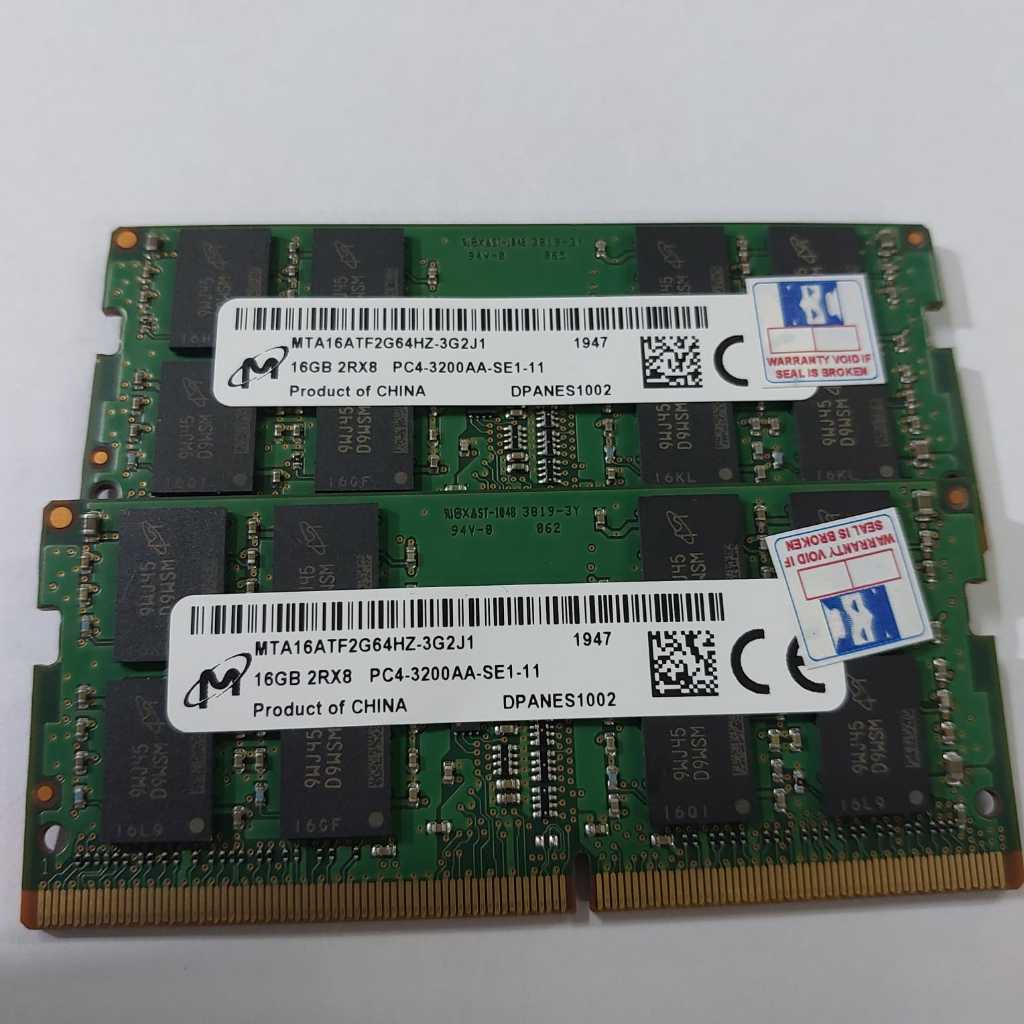 Ram sodimm ddr4 16gb 3200AA micron