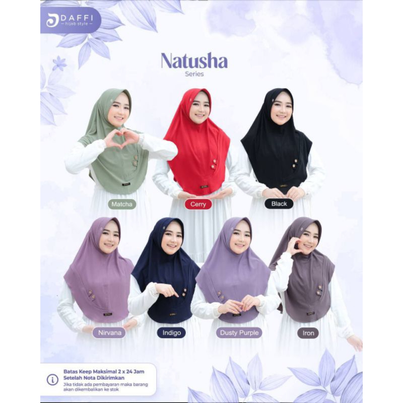 DAFFI - natusha series - daffi natusha - natusha daffi - hijab daffi - hijab instan