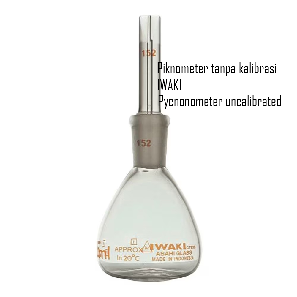 Piknometer 5ml IWAKI Picnometer Uncalibrated