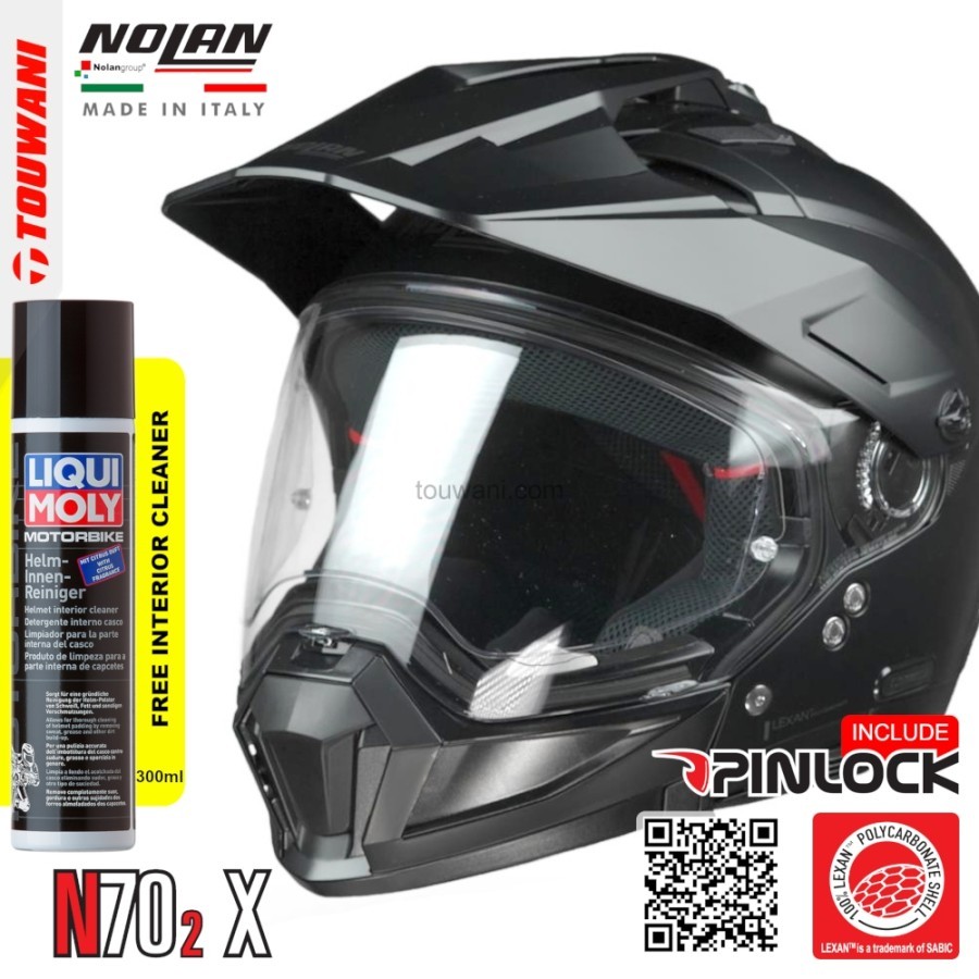 Helm Nolan N70-2 X Classic N-Com Flat Black