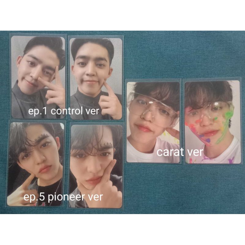 seventeen scoups seungcheol face the sun fts control pioneer carat version album photocard pc