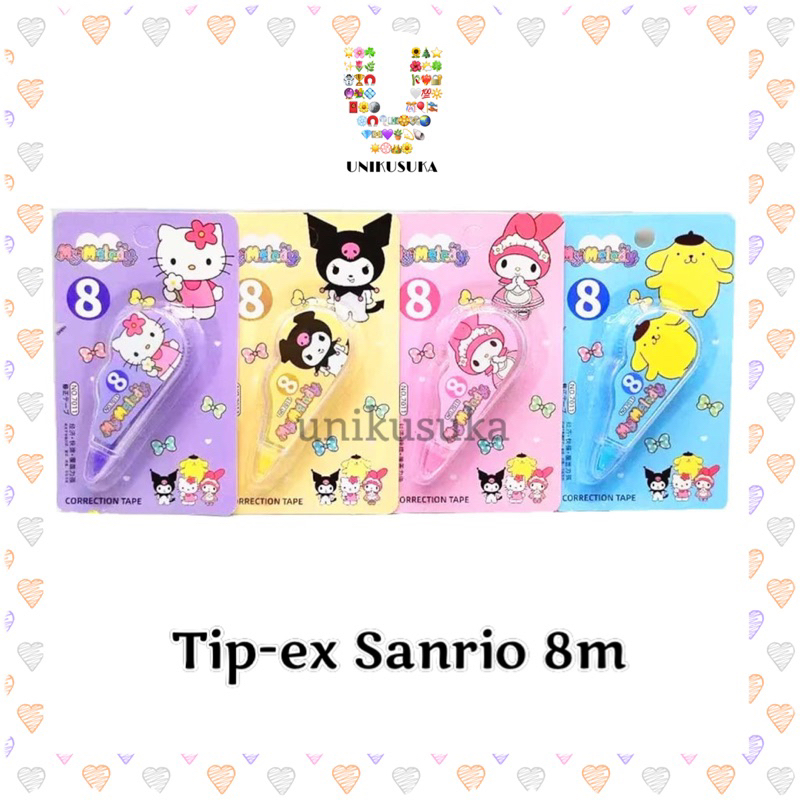 

[UNIKUSUKA] Tipex Tip ex correction tape sanrio mymelody 8 meter