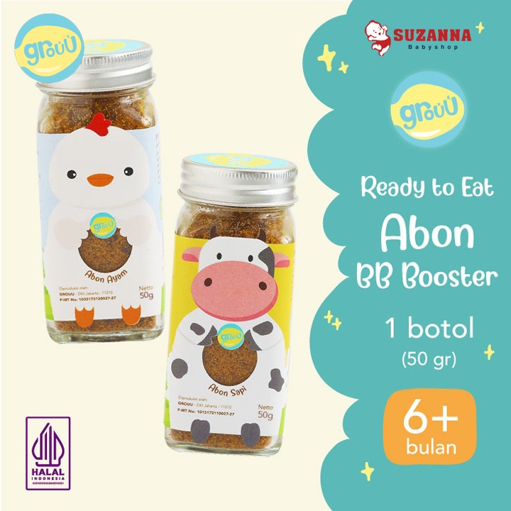 

Grouu Abon Mpasi & Anak (Abon Ayam, Abon Sapi) 50gr - BB Booster