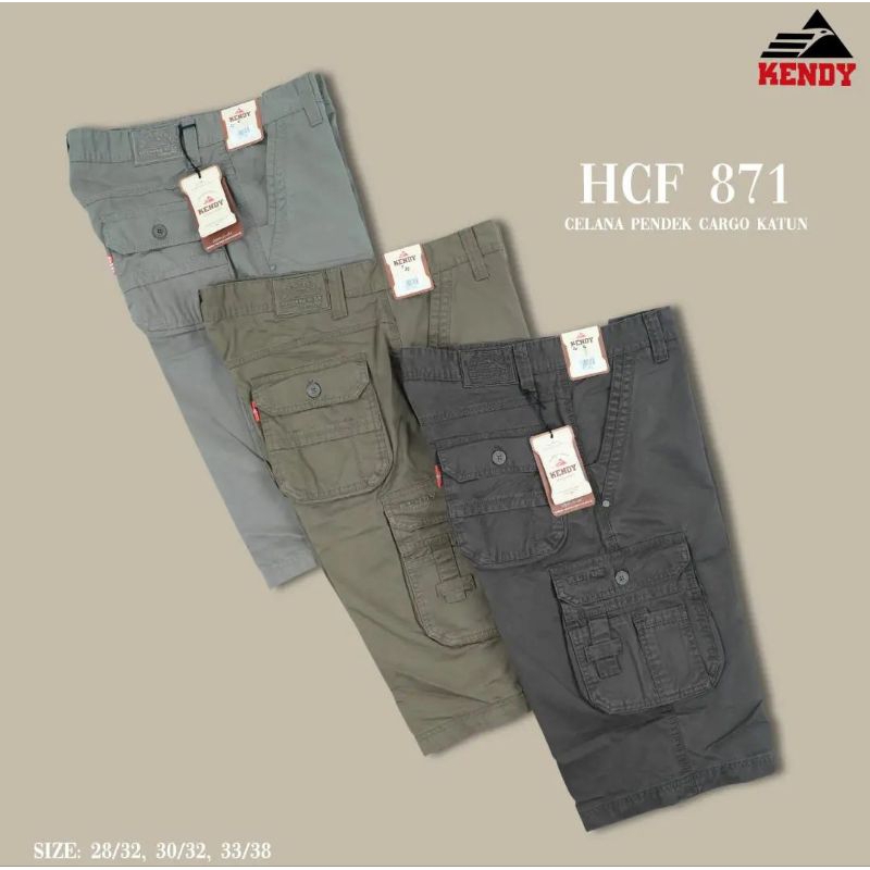 celana pendek kendy cargo pinggang kancing | celana kendy cargo pendek premium