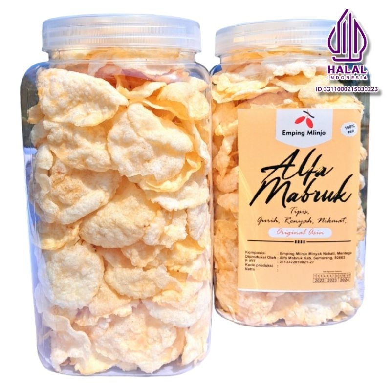 

Emping Melinjo Asin Gurih Original Makanan Enak