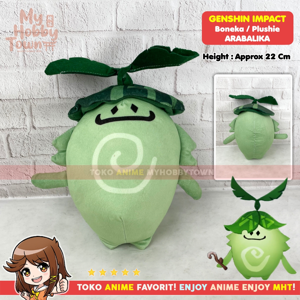 Boneka Anime Game Karakter Genshin Aranara - Arabalika Plushie Doll