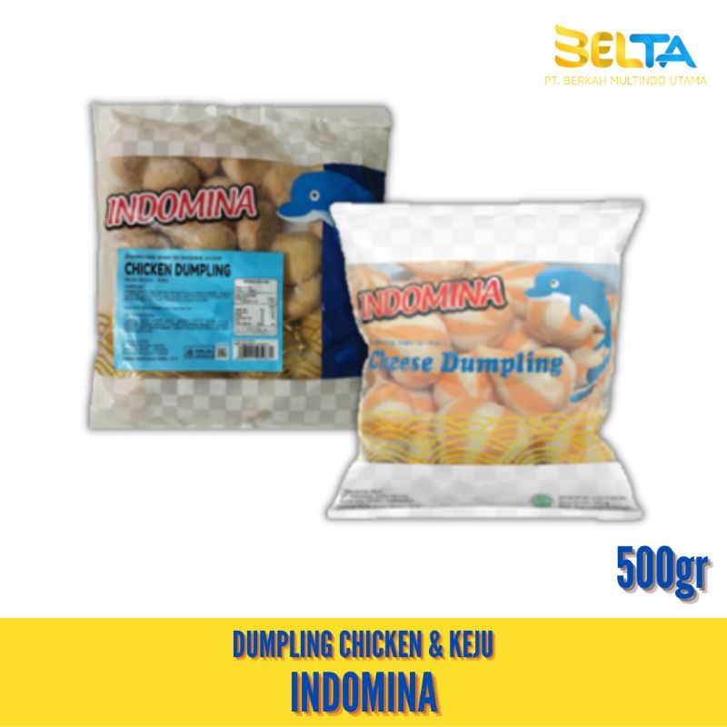 

Indomina Chicken Dumpling Ayam Dan Keju 500g Indomina Seafood Distributor Frozen Food Bogor