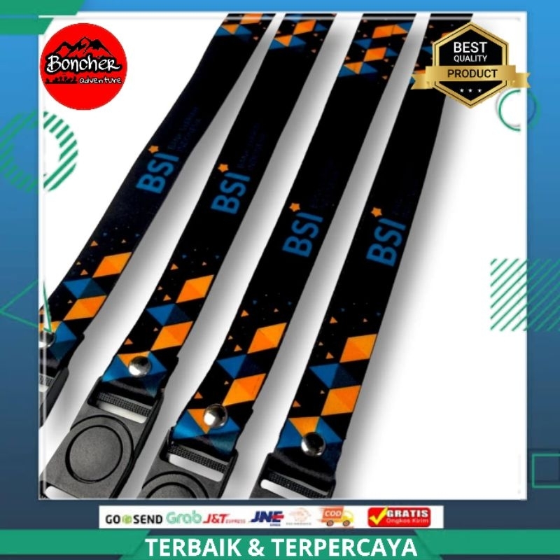 

lanyard BSI (bank syariah indonesia) id card tali gantungan printing