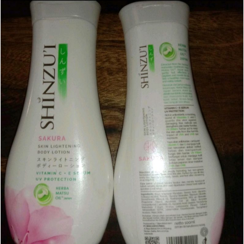Shinzui Body Lotion Sakura 100Ml, Shinzui Body Lotion Kirei 100Ml, Shinzui Body Lotion Matsu 100Ml, 