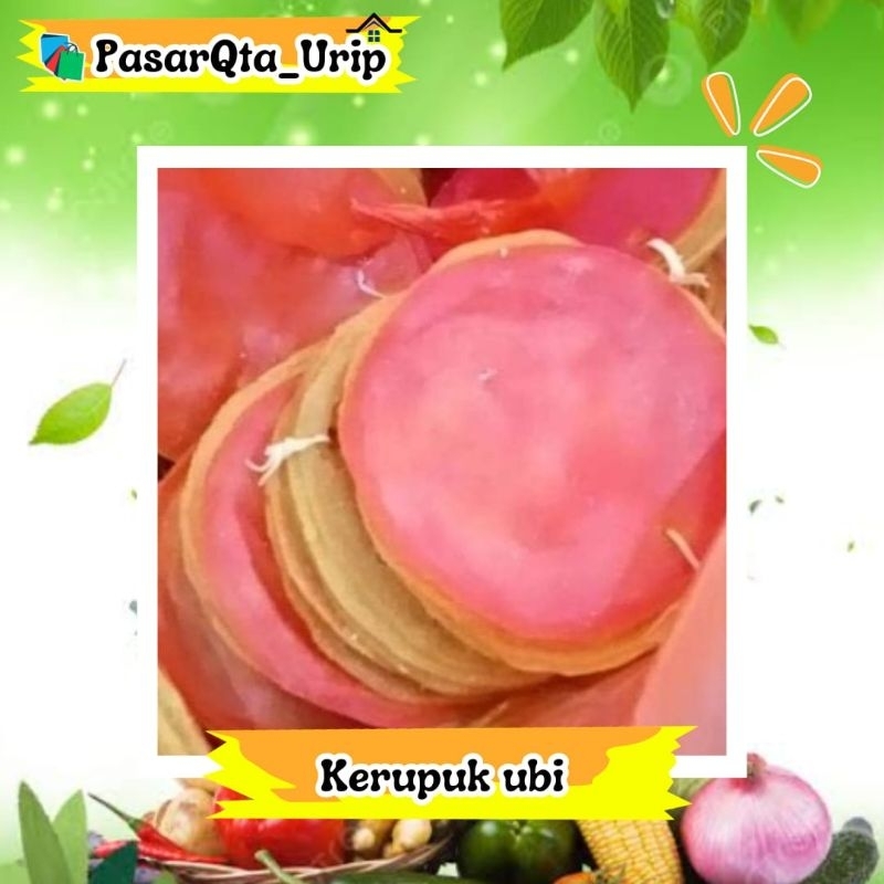 

1 ikat 10lembar krupuk ubi / pasar online makassar