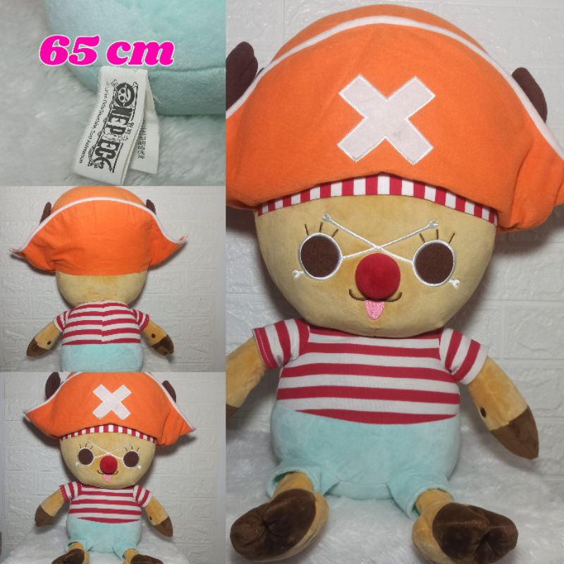 (free Logam Mulia) boneka anime karakter chopper jumbo one piece plush doll sea animal pirates kungf