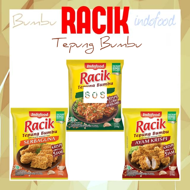 

《OS3》 Tepung Bumbu Racik Indofood sachet 75 gram