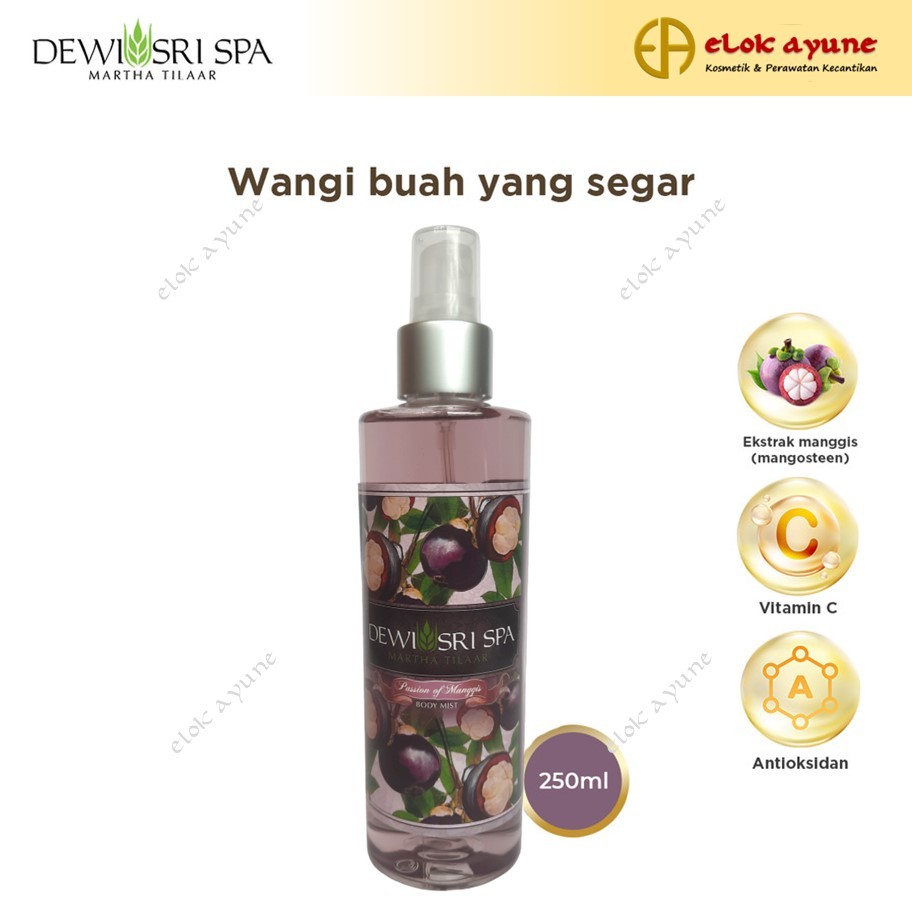 DEWI SRI SPA Body Mist Passion Of Manggis 250ml