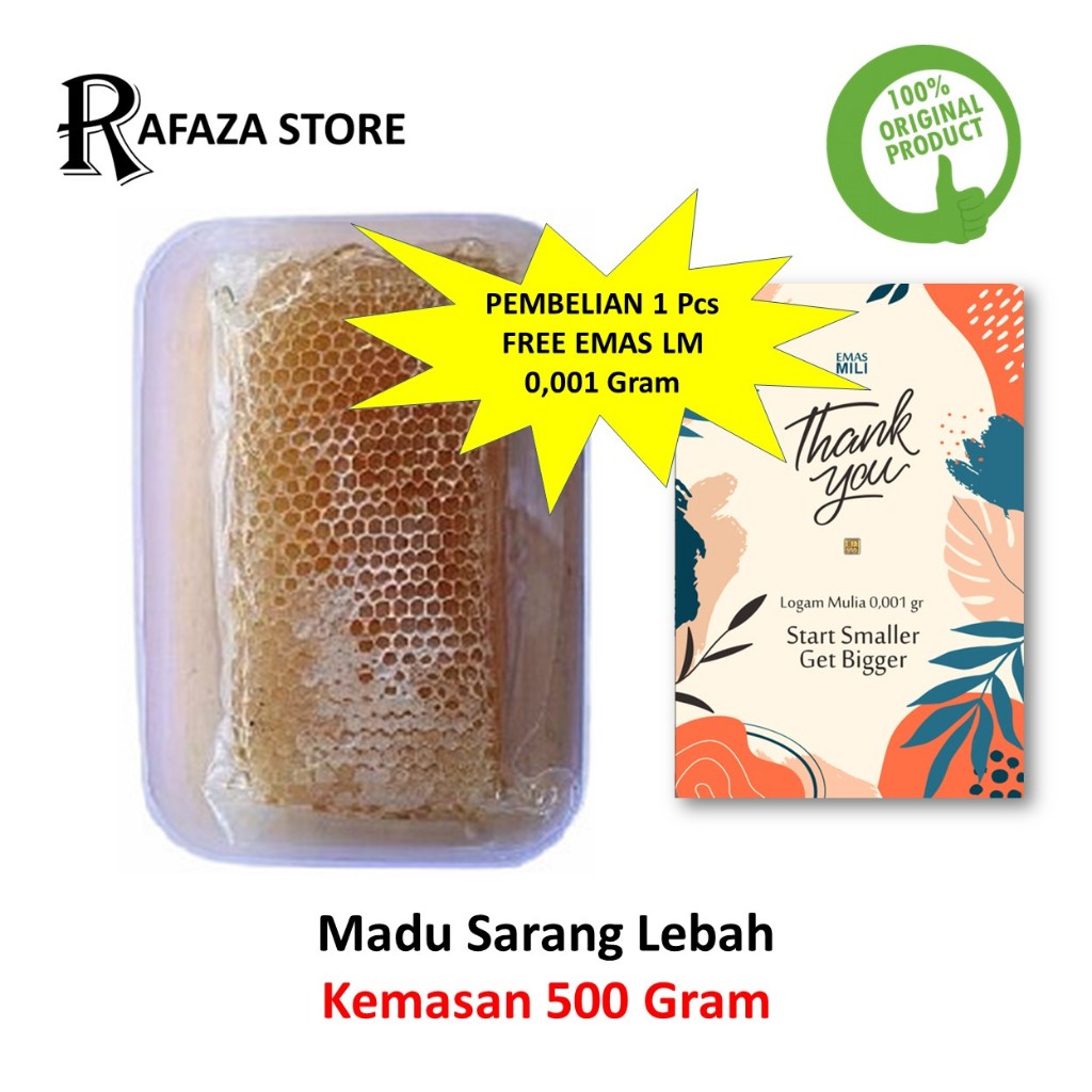 

Madu Sarang Lebah Melifera 500 Gram