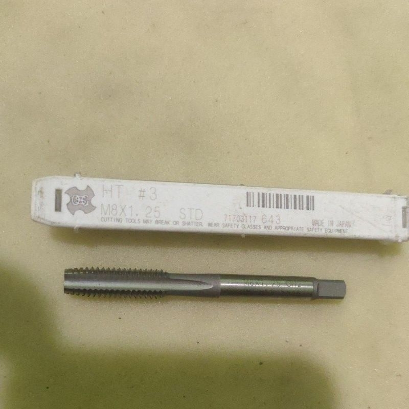 hand tap osg jepang M8 x 1.25
