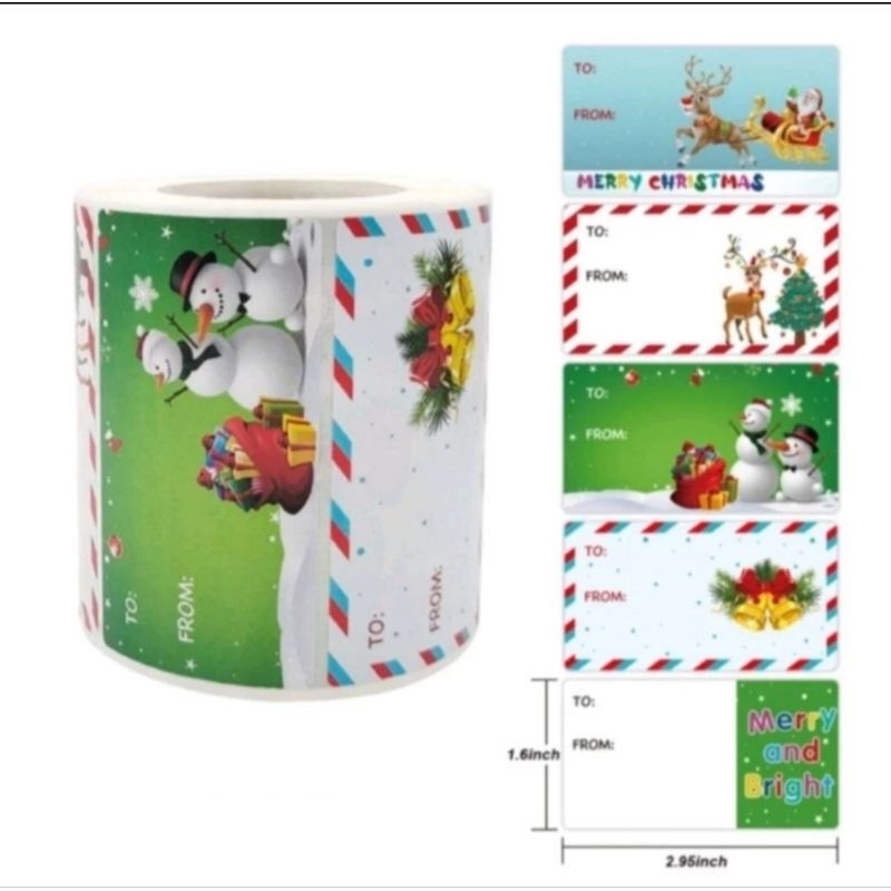 

stiker natal christmas