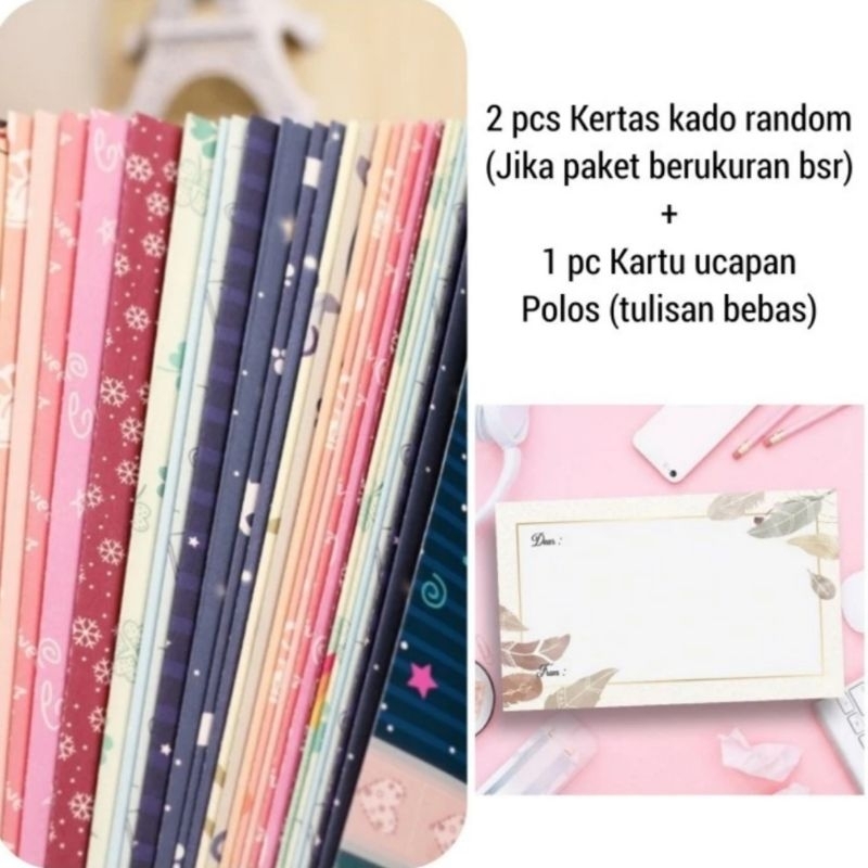 

Set Kertas Kado dan Kartu Ucapan
