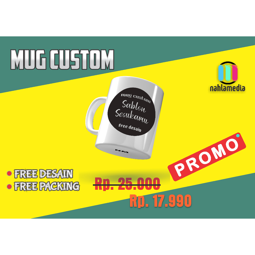 MUG CUSTOM SABLON MUG SUBLIM SOUVENIR, HADIAH