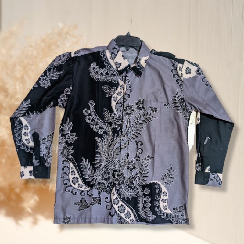 Kemeja Batik Pria Bali Lestari Katun Baju Batik Cowo Cowok Terbaru Katun Lengan Panjang