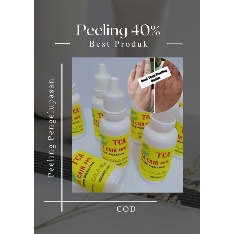 PEELING 40% FREE KUAS Peeling Badan / Peeling Wajah Pengelupasan Body Peeling Glow / Pemutih Kulit S
