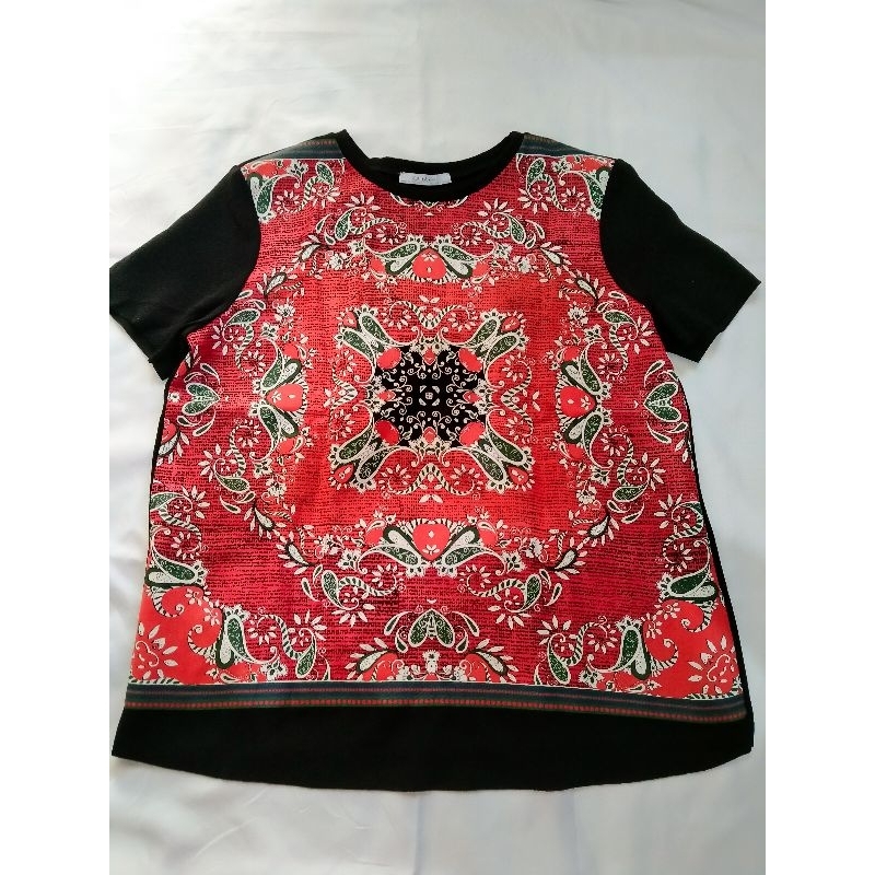 [PRELOVED] Blouse Atasan Batik Wanita Zara FOR SALE