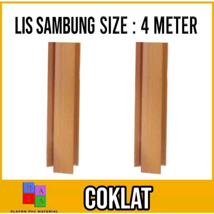 LIS SAMBUNG PLAFON PVC INTERIOR DEKORASI PLAFON DINDING RUANGAN KAMAR FURNISH UKURAN 4 METER