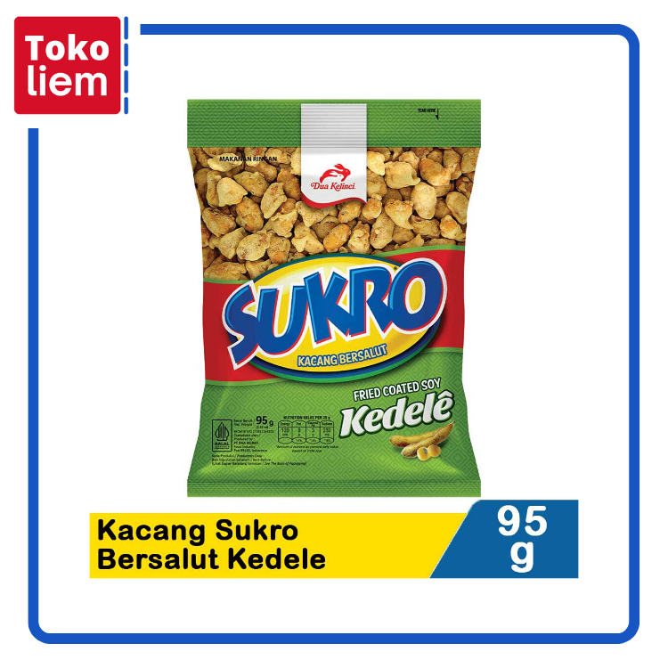 

Dua Kelinci Kacang Sukro Bersalut Kedele 95G