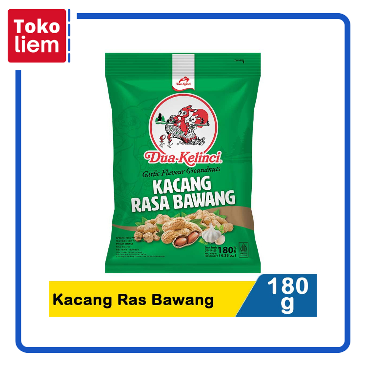 

Dua Kelinci Kacang Kulit Bawang Putih 180G