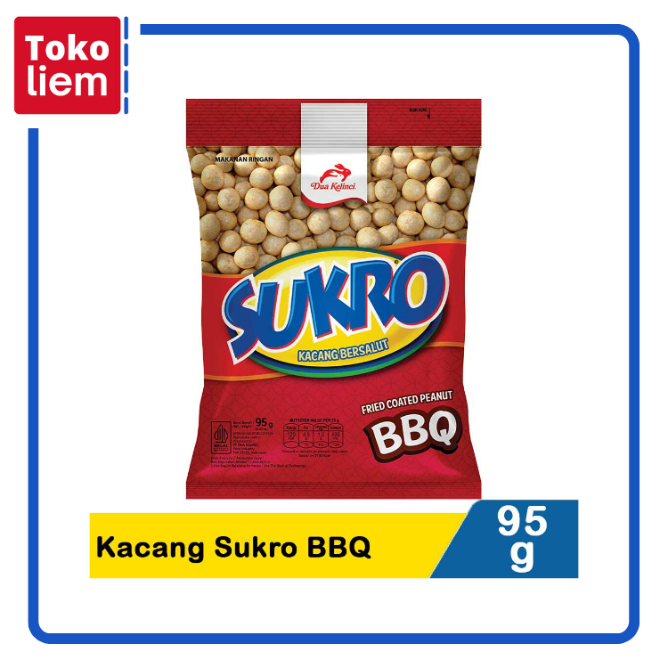 

Dua Kelinci Kacang Sukro Bbq 95G