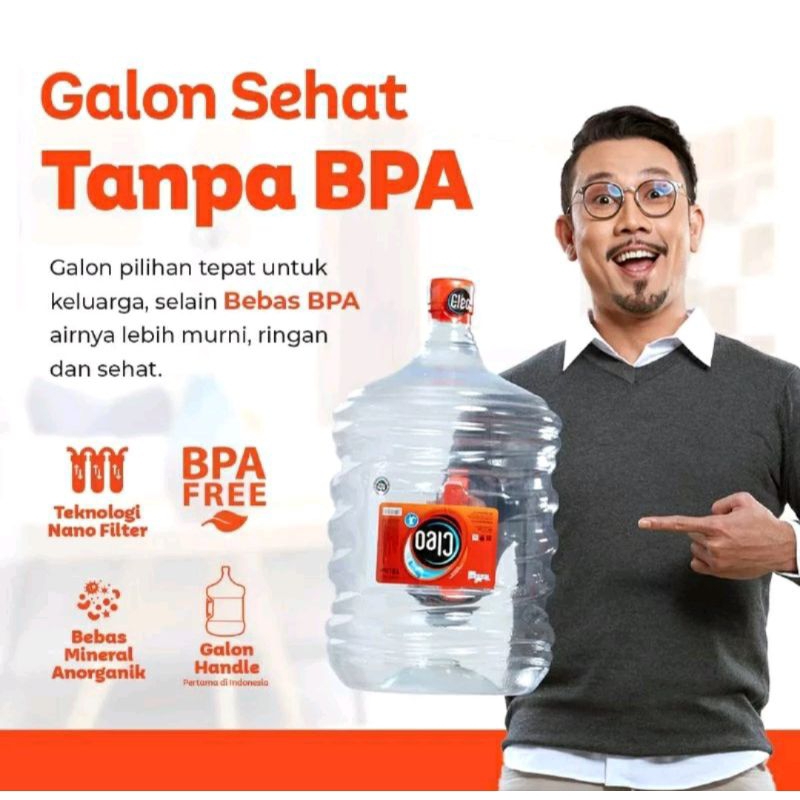 

Cleo Galon Air Murni 19 ltr