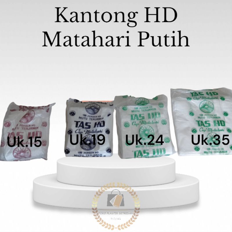 Kantong Kresek HD Matahari Putih Kantong Kresek HD Matahari Warna