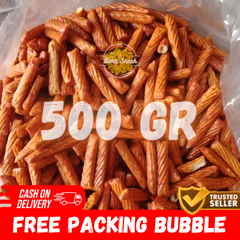 

[ 500gr ] Stik Jaipong Pang Pang Pedas Manis / Camilan Snack Kiloan Murah -B