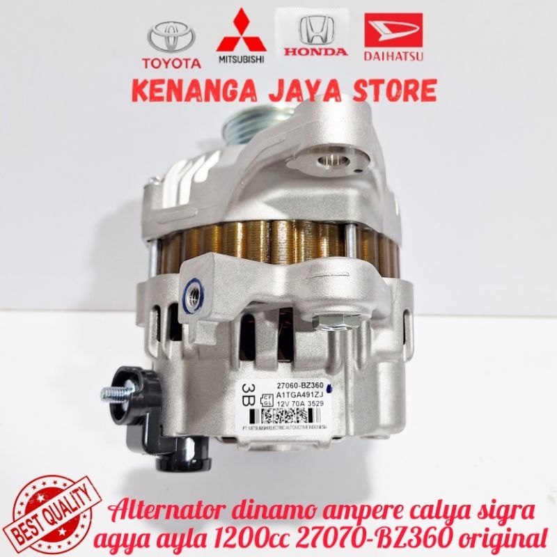 alternator dinamo ampere calya sigra agya ayla 1200cc 27060-BZ360 original