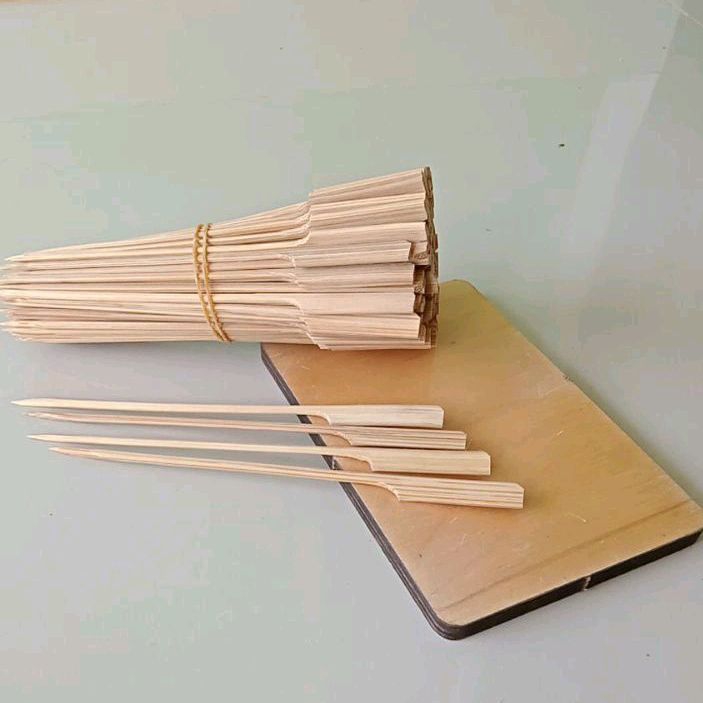 Tusuk Sate yakitori/ Tusukan Dayung / Tusukan Sate Jepang 18cm Isi 100 Pcs